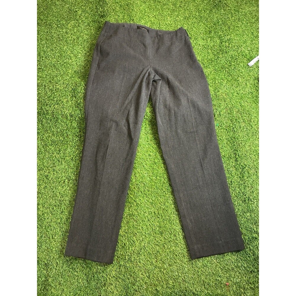 Talbots Heritage Charcoal Gray Side Zip Dress Pants Women’s Size 4P 4 Petite